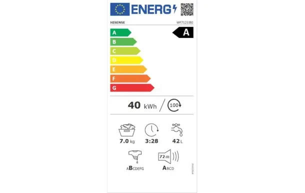 HISENSE Lave-linge frontal H WF7121IBJ